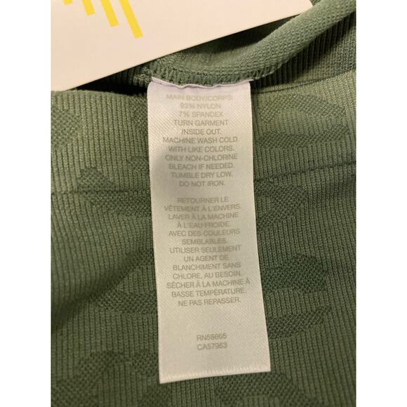 Z By Zella High Waist Seamless 7/8 Leggings XS/Extra Small Green Leopard NWT - Picture 7 of 7